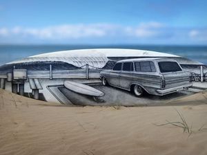 Yuk Intip Kreativitas Seniman Ini Sulap Papan Surfing Jadi Keren dan Unik