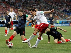 Kroasia vs Denmark Berlanjut ke Babak Tambahan