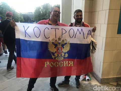 Pesta Semalam Suntuk di Moskow Sambut Kelolosan Rusia