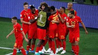 Belgia saat ini menempati peringkat ketiga FIFA. Sama seperti Brasil, Belgia juga sukses lolos sebagai juara grup. Kini Belgia juga bersiap menghadapi Jepang. REUTERS/Gonzalo Fuentes.