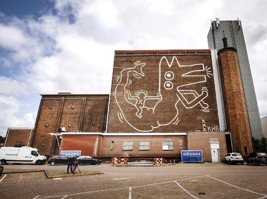 3 Dekade Tersembunyi, Mural Keith Haring Ternyata Ada di Amsterdam