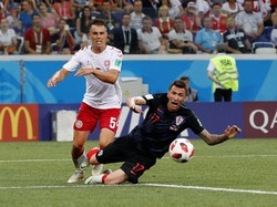 Kroasia vs Denmark Berimbang 1-1 di Babak Pertama