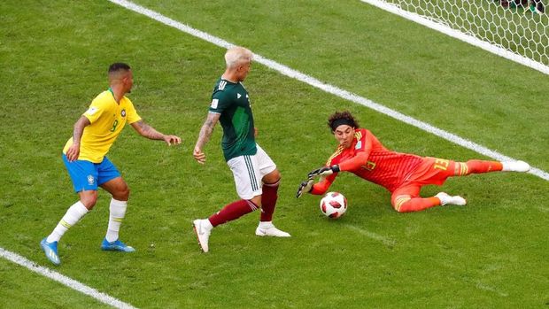 LIVE: Brasil vs Meksiko di Babak 16 Besar Piala Dunia 2018
