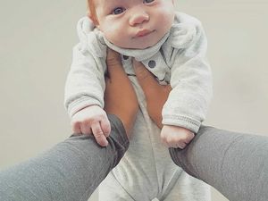 Potret Menggemaskan Bayi Berambut Merah