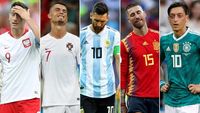 5 Tim dalam 10 Besar Peringkat FIFA Keok di Piala Dunia 2018