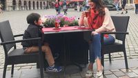 Keren! Begini 10 Momen Si Ganteng Quenzino dan Carissa Putri Saat Makan