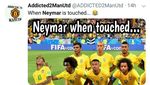 Meme: Neymar Berguling-guling, Neymar Dicaci