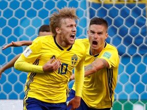 Video: Forsberg Cetak Gol, Swedia 1-0 Swiss