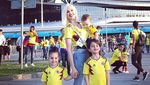 Adu Cantik WAGs Kolombia Vs Inggris