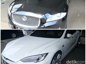 Foto: Dulu Novanto Ngantor Naik Jaguar, Kini Bamsoet Pilih Tesla Foto: Dulu Novanto Ngantor Naik Jaguar, Kini Bamsoet Pilih Tesla