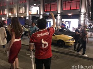 Mahalnya Taksi Usai Pesta Kemenangan Rusia