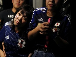 Setelah unggul di babak awal dengan dua gol dari Genki Haraguchi dan Takashi Inuia, Jepang sedikit lagi mencapai kemenangan. Namun, tak disangka Belgia mampu bangkit dan pupuskan harapan Jepang dan suporter mereka. Issei Kato/Reuters.