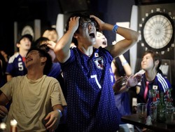Tersingkir di babak 16 besar membuat Jepang gagal memperbaiki catatan mereka di putaran final Piala Dunia. Dalam penampilan di enam edisi Piala Dunia, Jepang belum pernah mencapai perempat final. Issei Kato/Reuters.