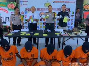 Sindikat Begal Grab Car di Blitar Dibekuk, Satpol PP Jadi Korbannya