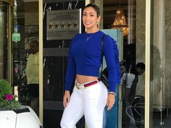 Kalau ini pujaan hati pemain Kolombia, Mateus Uribe. Namanya Cindy ALvarez. (Foto: dok. Instagram)