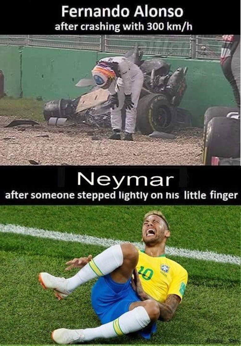 Meme Neymar Berguling Guling Neymar Dicaci