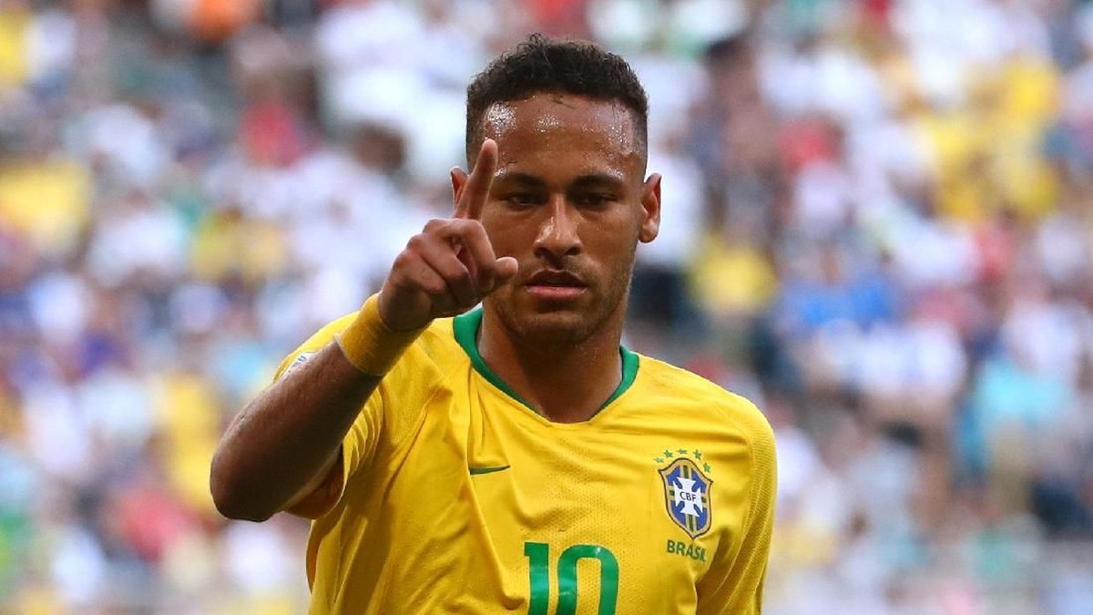 Neymar jadi bintang kemenangan Brasil atas Meksiko di babak 16 besar Piala Dunia 2018 (Foto: Michael Dalder/REUTERS)
