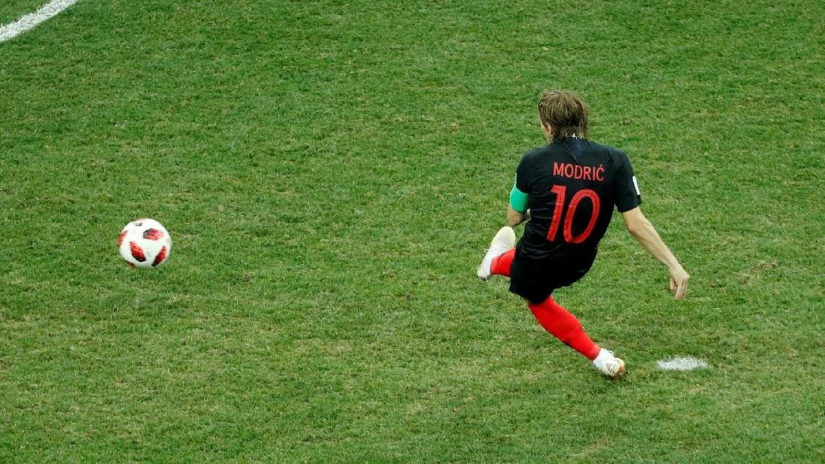Luka Modric tetap akan mengambil penalti Kroasia di Piala Dunia 2018. (Foto: Max Rossi/Reuters)