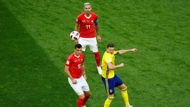 LIVE: Swedia vs Swiss di 16 Besar Piala Dunia 2018