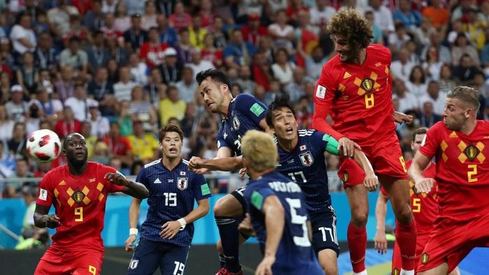 Hasil Pertandingan Piala Dunia 2018 Belgia Vs Jepang Skor 3 2