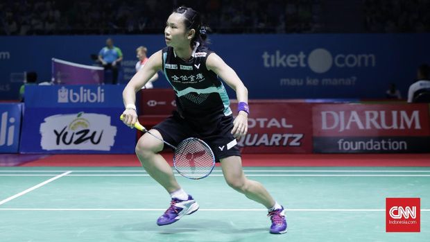 Tzu Ying kalahkan Gregoria dua gim langsung.
