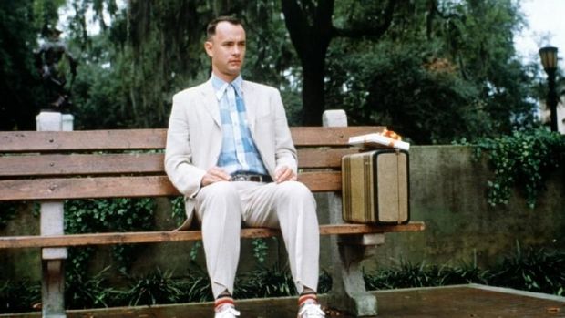 Cuplikan film 'Forrest Gump'.