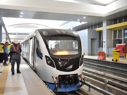 Finish, LRT Palembang Telah Melintasi Seluruh Stasiun