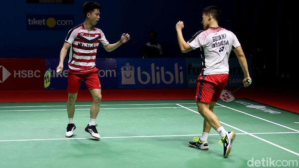 Kevin/Marcus Kalahkan Sang Senior Hendra/Ahsan