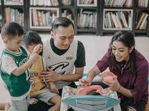 Foto: Tradisi Pemberian MPASI di Keluarga Ibas Yudhoyono