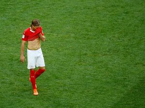 Video: Kartu Merah Terakhir Swiss di Piala Dunia Rusia