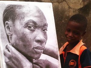 Keren! Lukisan Karya Bocah 11 Tahun Asal Nigeria