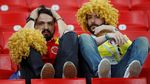 Ragam Ekspresi Kecewa Fans Kolombia: Tertunduk Lesu, Duduk Termangu