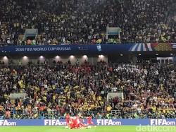 Euforia Fans Inggris: Football is Coming Home di Spartak Stadium