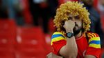 Ragam Ekspresi Kecewa Fans Kolombia: Tertunduk Lesu, Duduk Termangu