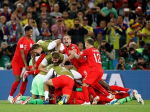 Kalahkan Kolombia lewat Adu Penalti, Inggris ke Perempatfinal
