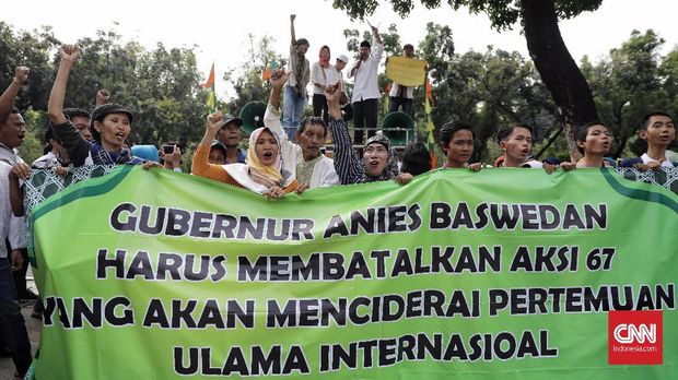 Aksi di Balkot Desak Anies Hentikan Rencana Aksi PA 212 Besok