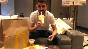 Penyerang Spanyol, David Villa Ternyata Doyan Makan Fast Food