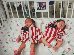 Cute! Saat Para Bayi di NICU Ikut Rayakan HUT Amerika Serikat