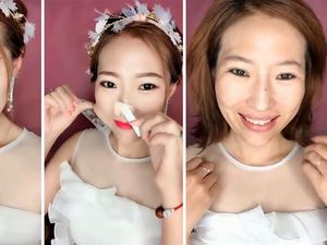 13 Transformasi Makeup di Aplikasi Tik Tok yang Hasilnya Bikin Syok