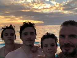 David Beckham dan Keluarga Kunjungi Bali
