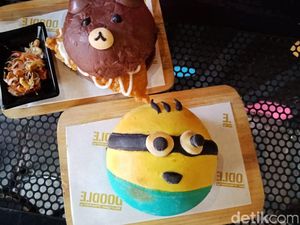 Doodle Burger: Gemas Banget! Ini Burger Finding Dory dan Single Mingle yang Lucu