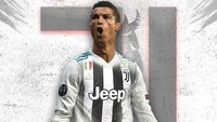 Begini gaya selebrasi Ronaldo saat berseragam Juventus. Sekarang semua cuma bisa beranda-andai saja dulu ya. (Foto: Twitter)