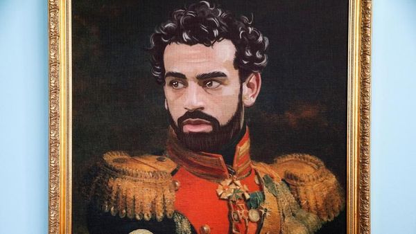 Bergaya Seragam Militer, Kerennya Lukisan Para Pesepakbola Dunia