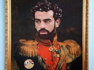 Bergaya Seragam Militer, Kerennya Lukisan Para Pesepakbola Dunia