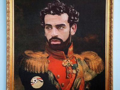 Bergaya Seragam Militer, Kerennya Lukisan Para Pesepakbola Dunia