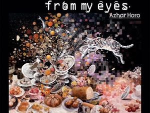 Lukisan-lukisan Piksel Azhar Horo Dipamerkan di Jakarta