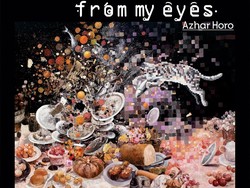 Lukisan-lukisan Piksel Azhar Horo Dipamerkan di Jakarta