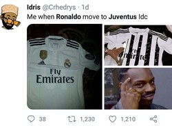 Fans Madrid yang juga mengidolai Ronaldo diejek langsung mewarnai jerseynya dengan motif zebra menggunakan spidol. Dari pada beli mahal, kan? (Foto: Twitter @Crhedrys)