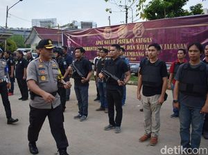 Jelang Asian Games, Polisi Razia Preman dan Begal di Palembang