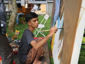 Belajar Seni Rupa Bersama Maestro Perupa Hanafi